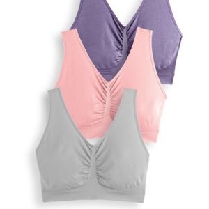 NWT ❤️Blair threepack seamless comfort bras L/XL